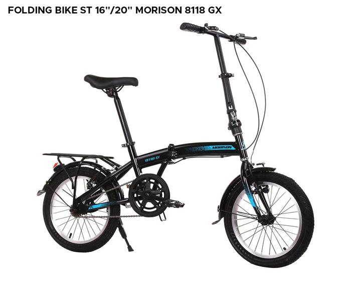 Roda Pasifik Mandiri Morison Folding Bike  MS 8118 GX