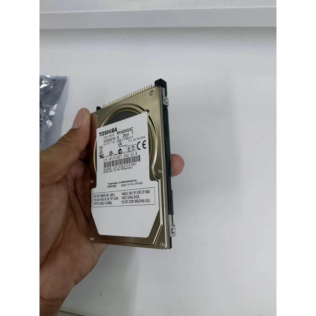 Toshiba Toshiba Hard Drive Laptop 40 GB MK4050GAC
