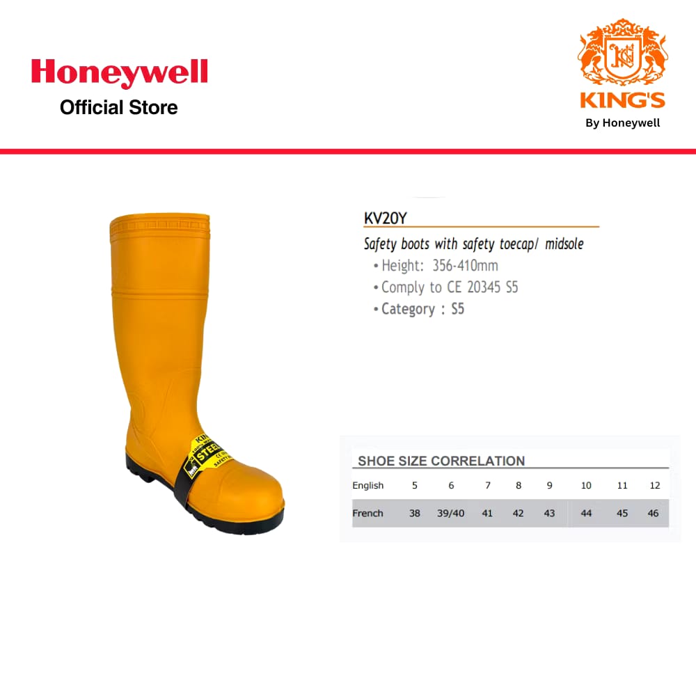 Kings Safety Wear King's Sepatu Safety Boots  KV20Y