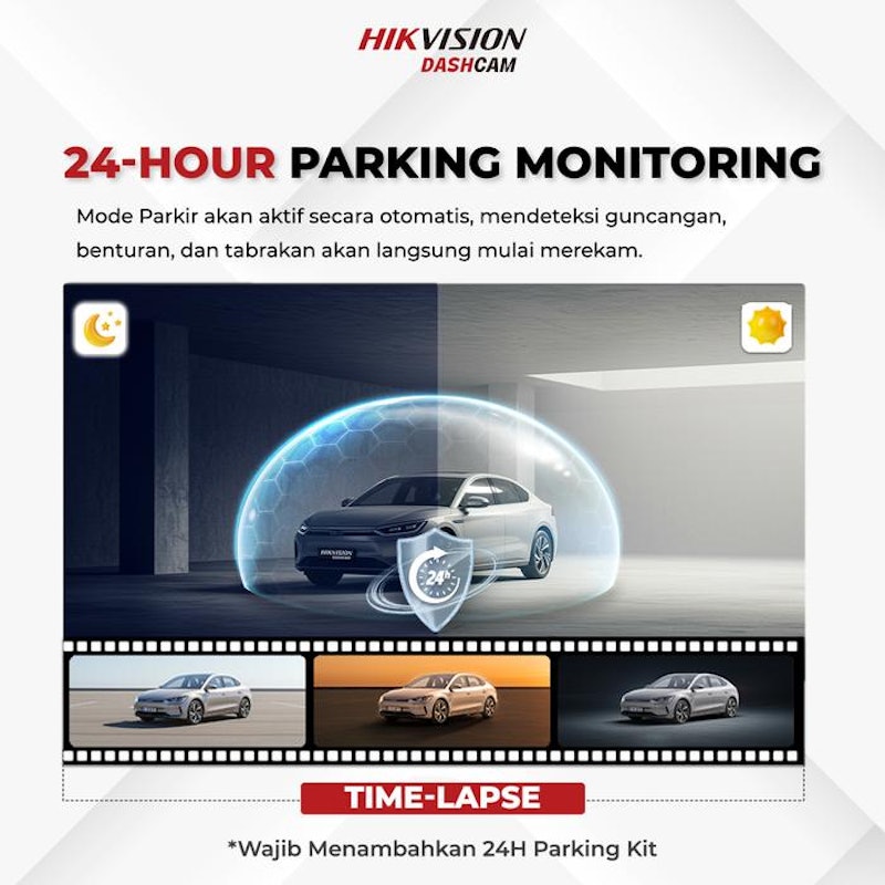 Hikvision K5 2K Dashcam Dual Channel 2