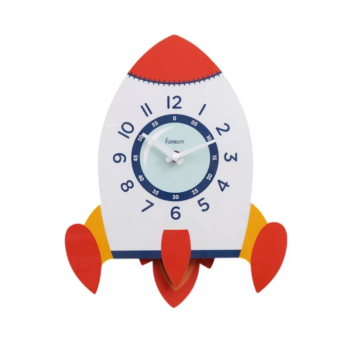 AZKO Forhom Rocket Wall Clock