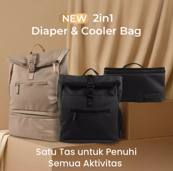 TNP Maternity And Baby Trading MOOIMOM® 2in1 Tas Bayi & Cooler Bag
