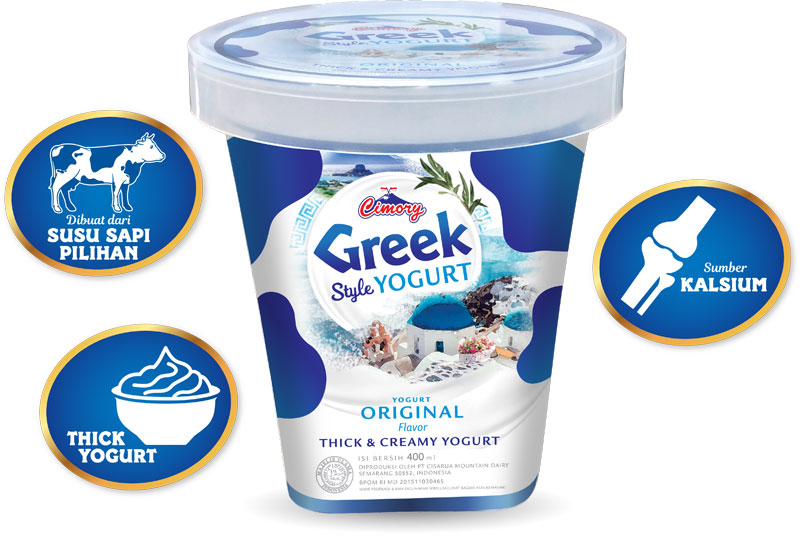 Cisarua Mountain Dairy (Cimory) Cimory Greek Style Yogurt Plain