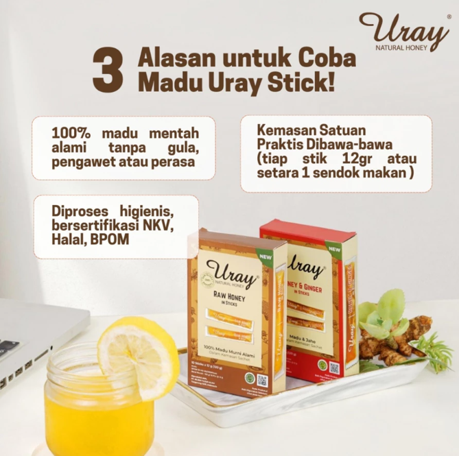 Rejeki Tujuh Alam Madu Uray Raw Honey In Sticks