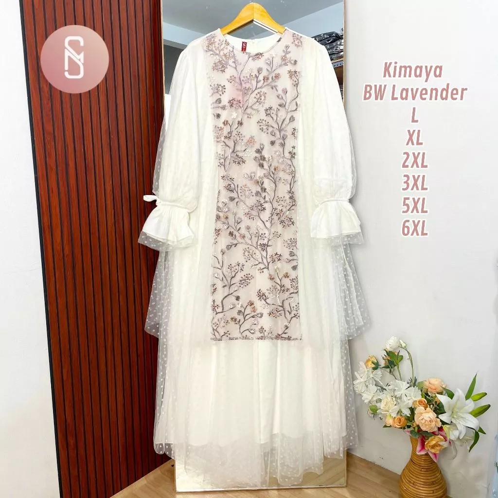  Myshawl Kimaya Gamis Brukat Jumbo 