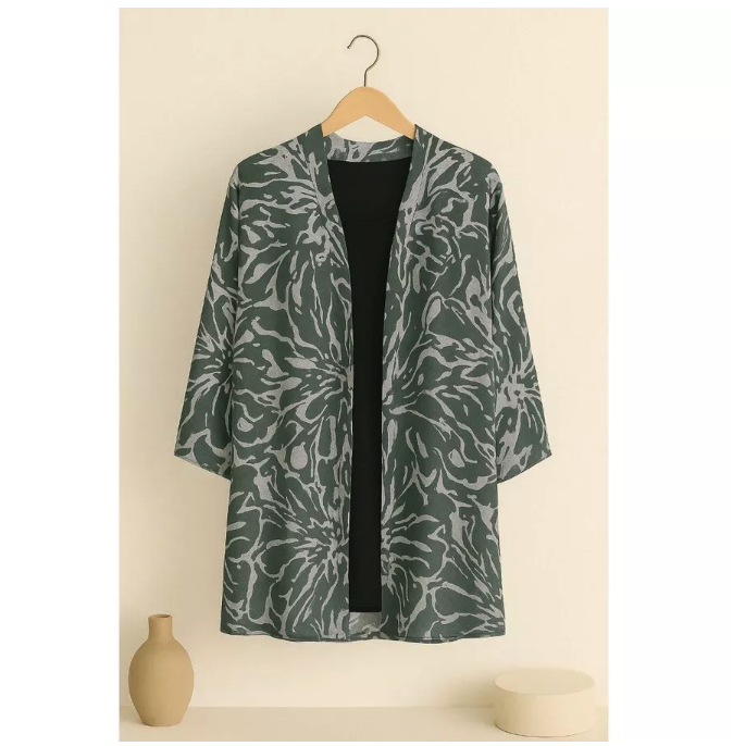  Dailyofprincess Viola Cardigan Wanita Panjang Rayon