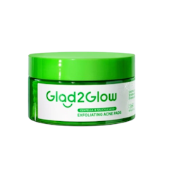 Glad2Glow Centella + Salicylic Acid Exfoliating Acne Pads