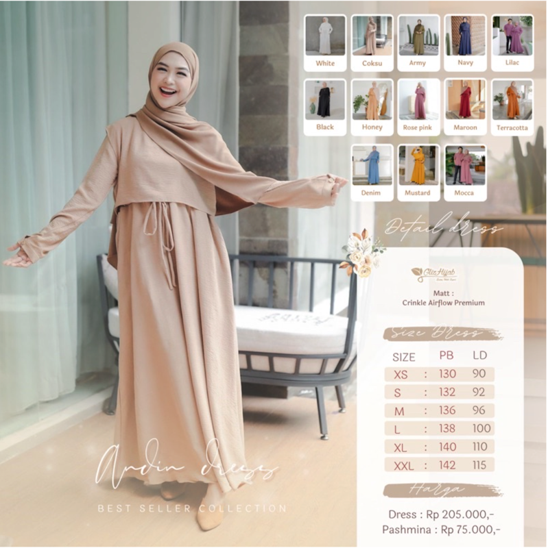 GlizhHijab Andin Dress X Ria Ricis 2