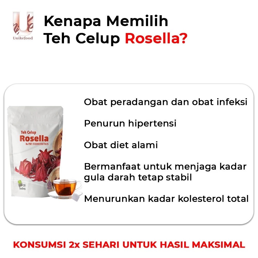 Unikefood Teh Celup Rosella