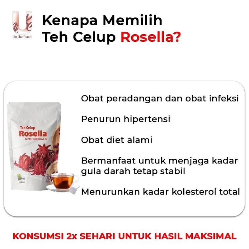 Unikefood Teh Celup Rosella 2