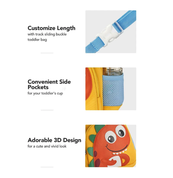 Sakumini Indonesia Sakumini Children School Backpack Beige Bear SK-TV-SBAG10M-BG