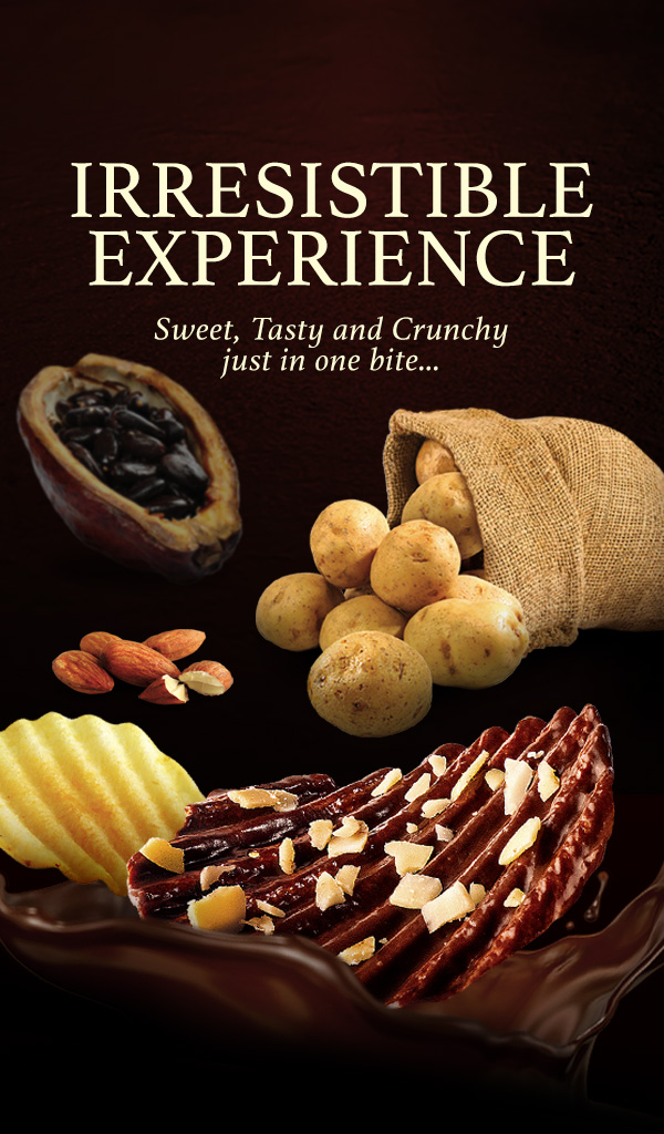 Prissant Deli Krisp POTALAVA Chocolate Potato Chips