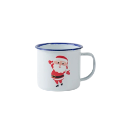 Seruni Living Hampers Mug Enamel Kaleng Motif Natal