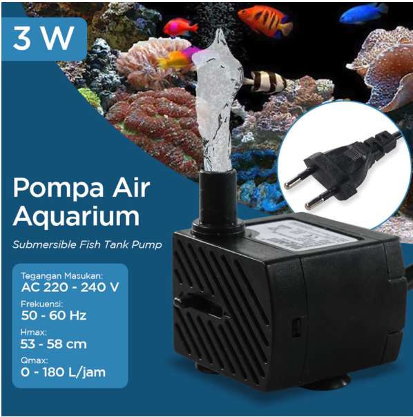 Jakarta Digital Nusantara TaffHOME Submersible Pump Fish Tank  JN-300/JN-200