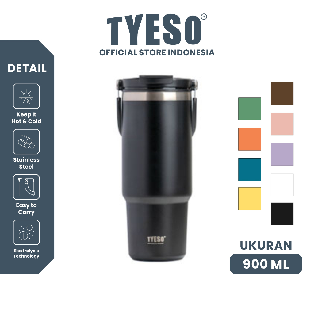 Tyeso Tyeso Portable Thermos Cup 900ml  TS-8828