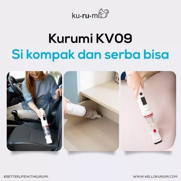 Mutiara Citra Langgeng Kurumi Cordless Car Vacuum Cleaner KV 09