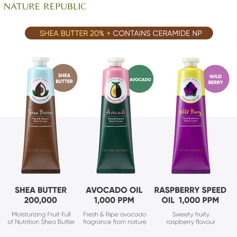 Nature Republic Hand & Nature Hand Cream