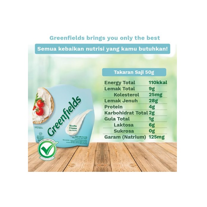 Greenfields Indonesia Greenfields Keju Ricotta