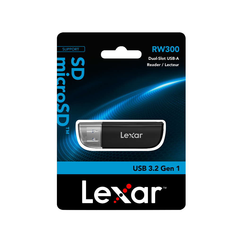 Longsys Lexar Dual Slot USB 3.2 Gen 1 Card Reader RW-300