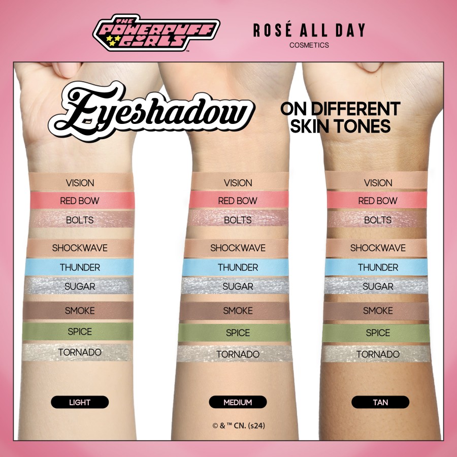 Rosé All Day Eyeshadow Palette The Powerpuff Girls Edition 5