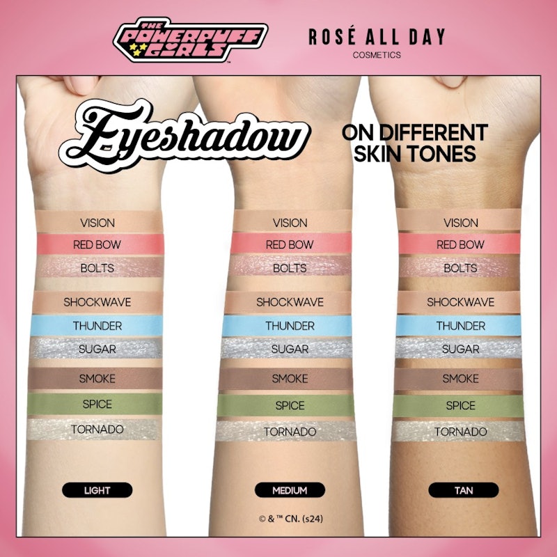 Rosé All Day Eyeshadow Palette The Powerpuff Girls Edition 5