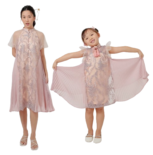 Shua Dress Mom & Girls