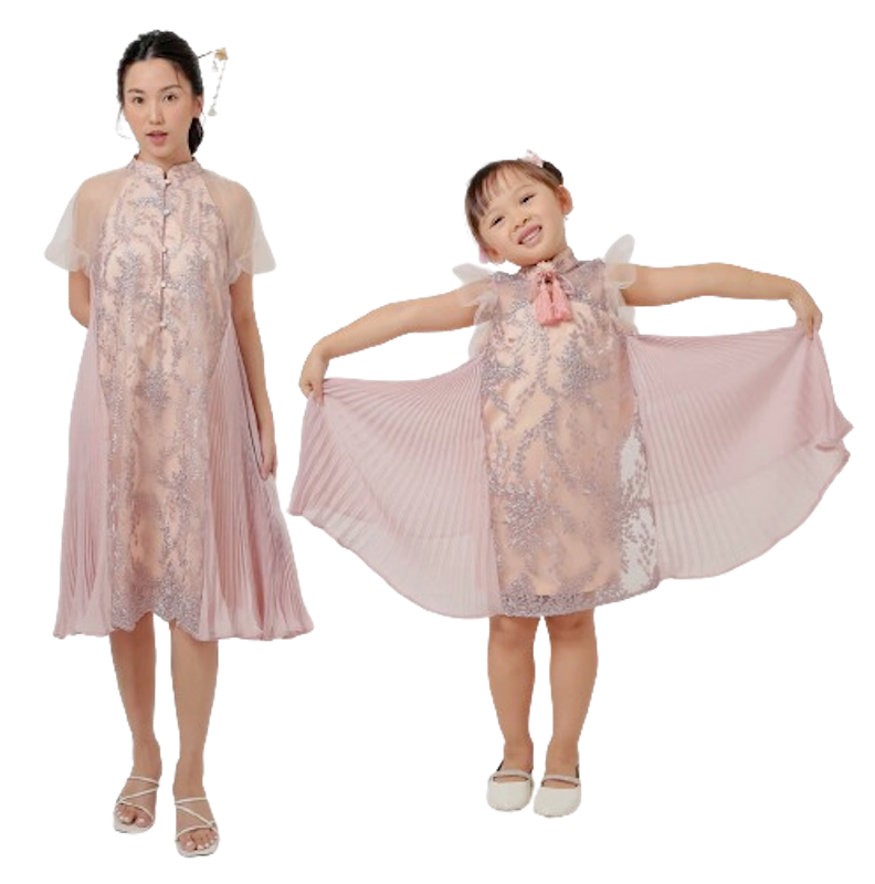Shua Dress Mom & Girls 1