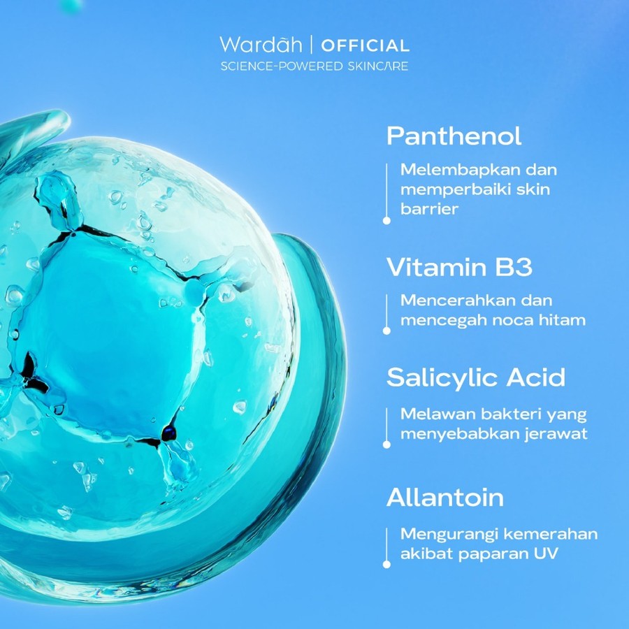 Paragon Technology and Innovation Wardah UV Shield Acne Calming Serum SPF 35 PA++++