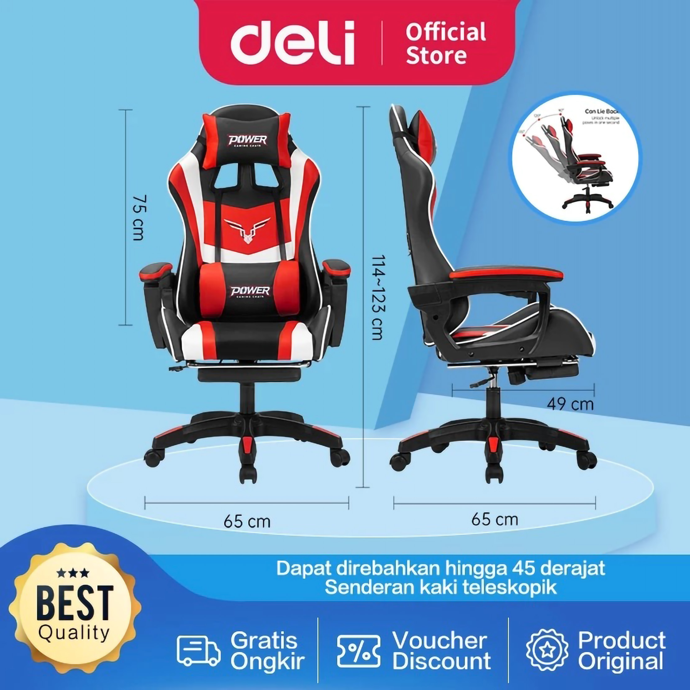 Deli Gaming Chair 5