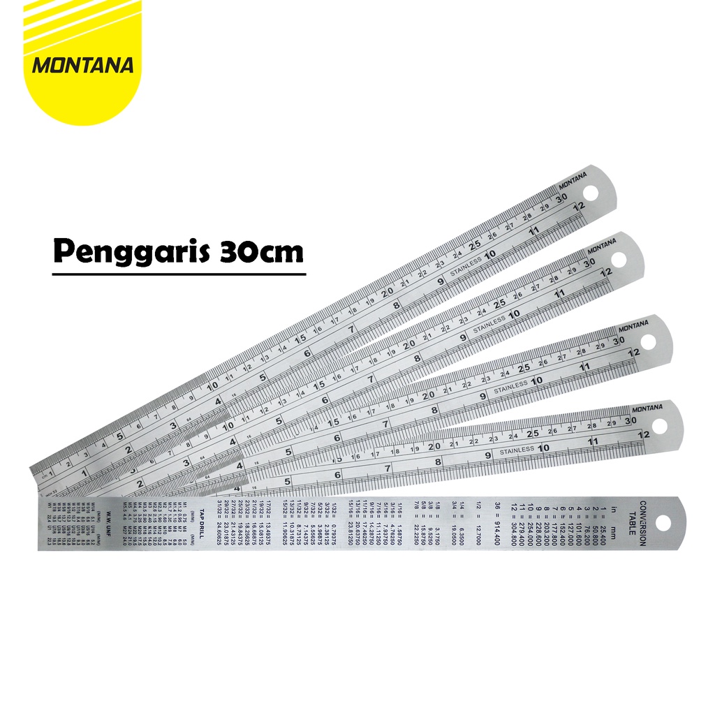  Montana Penggaris Metal 30 cm RT-30S 