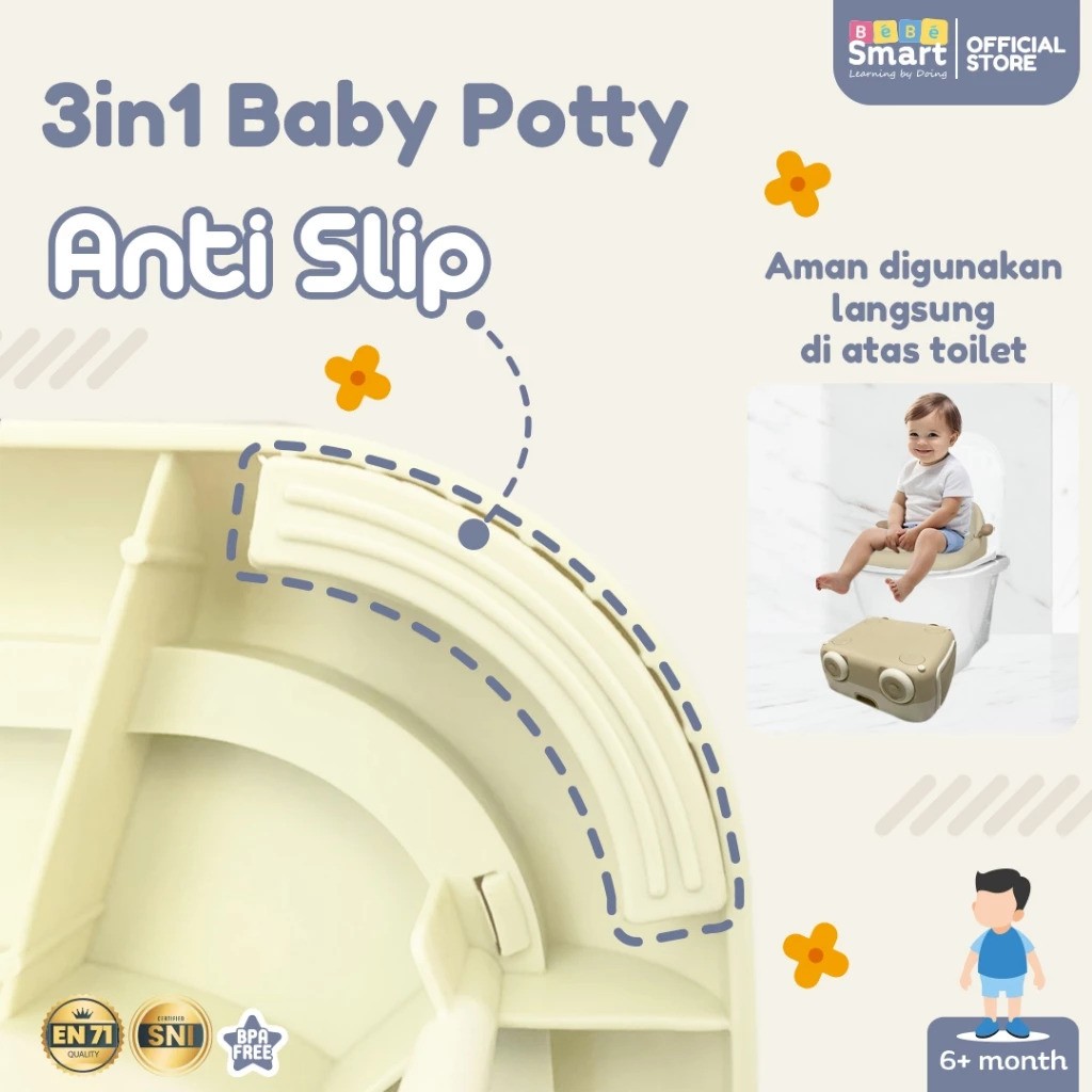  BEBE SMART Baby Potty 3 in 1