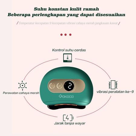 Teknologi Ujung Jari Gokoco Mini Massager Gua Sha Elektrik