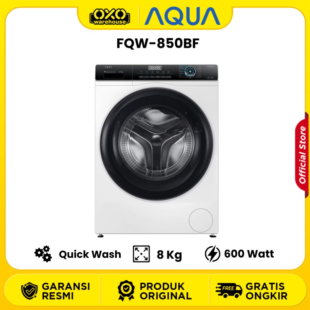 Super Wash Series Mesin Cuci Front Loading 8 kg 4
