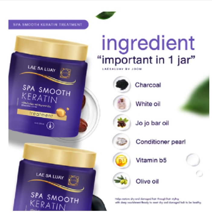 Sarote Cosmetic Word Lae Sa Luay Spa Smooth Keratin Hair Treatment