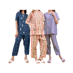 Oriana Sleepwear Piyama Lengan Pendek Puthi Collection