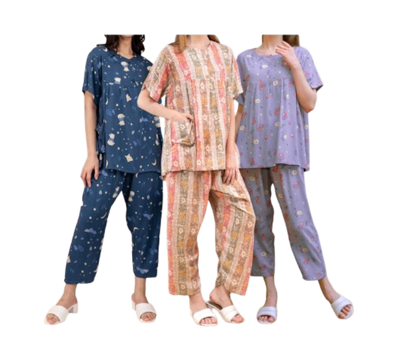 Oriana Sleepwear Piyama Lengan Pendek Puthi Collection 1