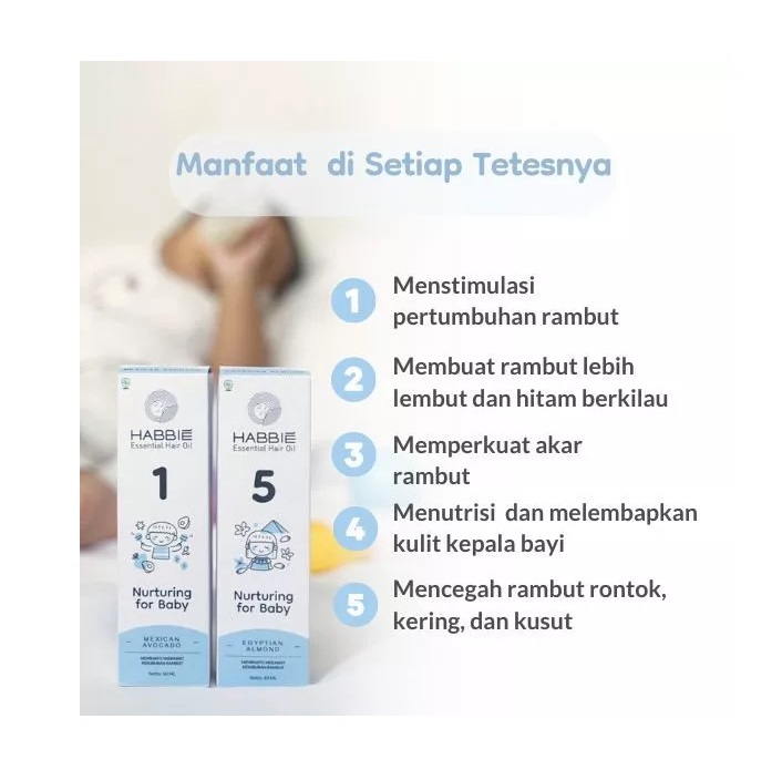 Habbie Bangun Aromatik Habbie Essential Hair Oil Mexican Avocado