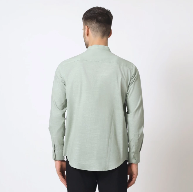  Cotton Well Oman Henley Shirt