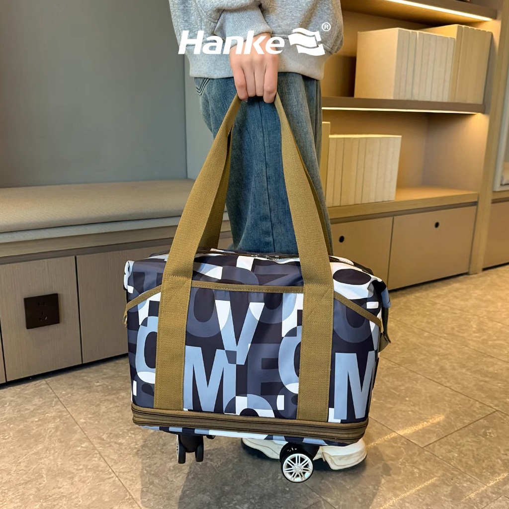 Hanke Tas Trolly Roda Trolley Koper Travel Slempang HandBag 3