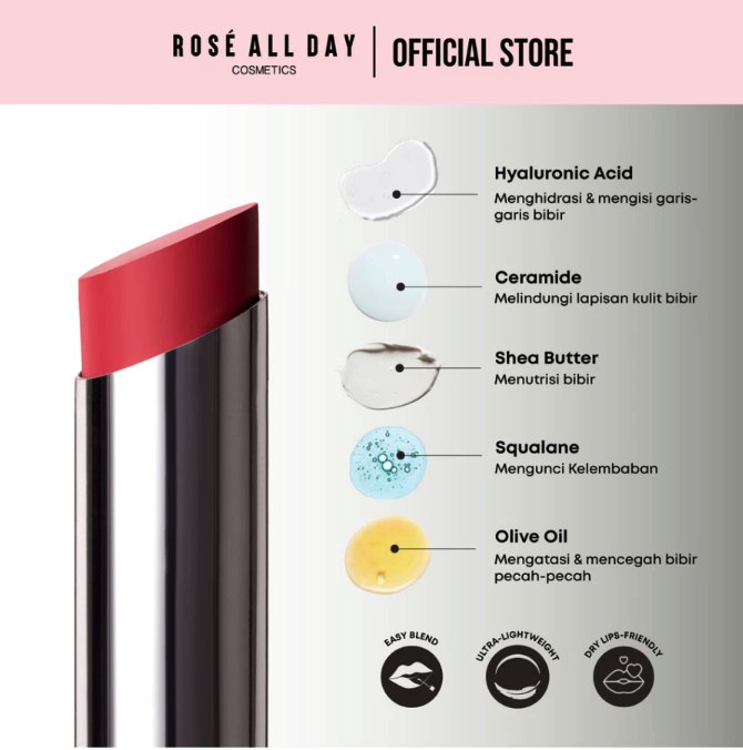 Rose Cosmetics International Rosé All Day Lip & Cheek Duo Rouge