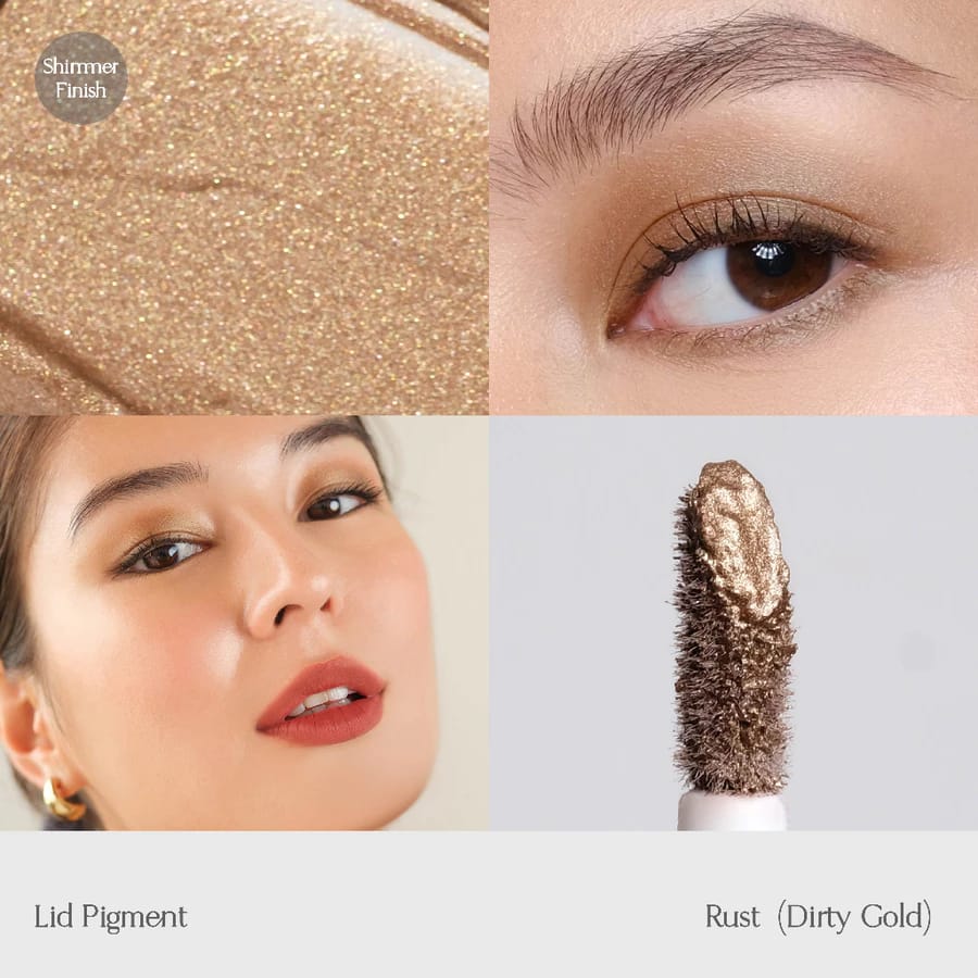 Mitra Kreasi Natural Allglows Lid Pigment Rust-Shimmer
