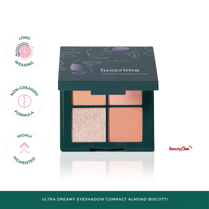 Luxcrime Ultra Dreamy Eyeshadow Compact Almond Biscotti