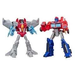 Transformers Cyberverse Warrior Class Optimus Prime & Starscream