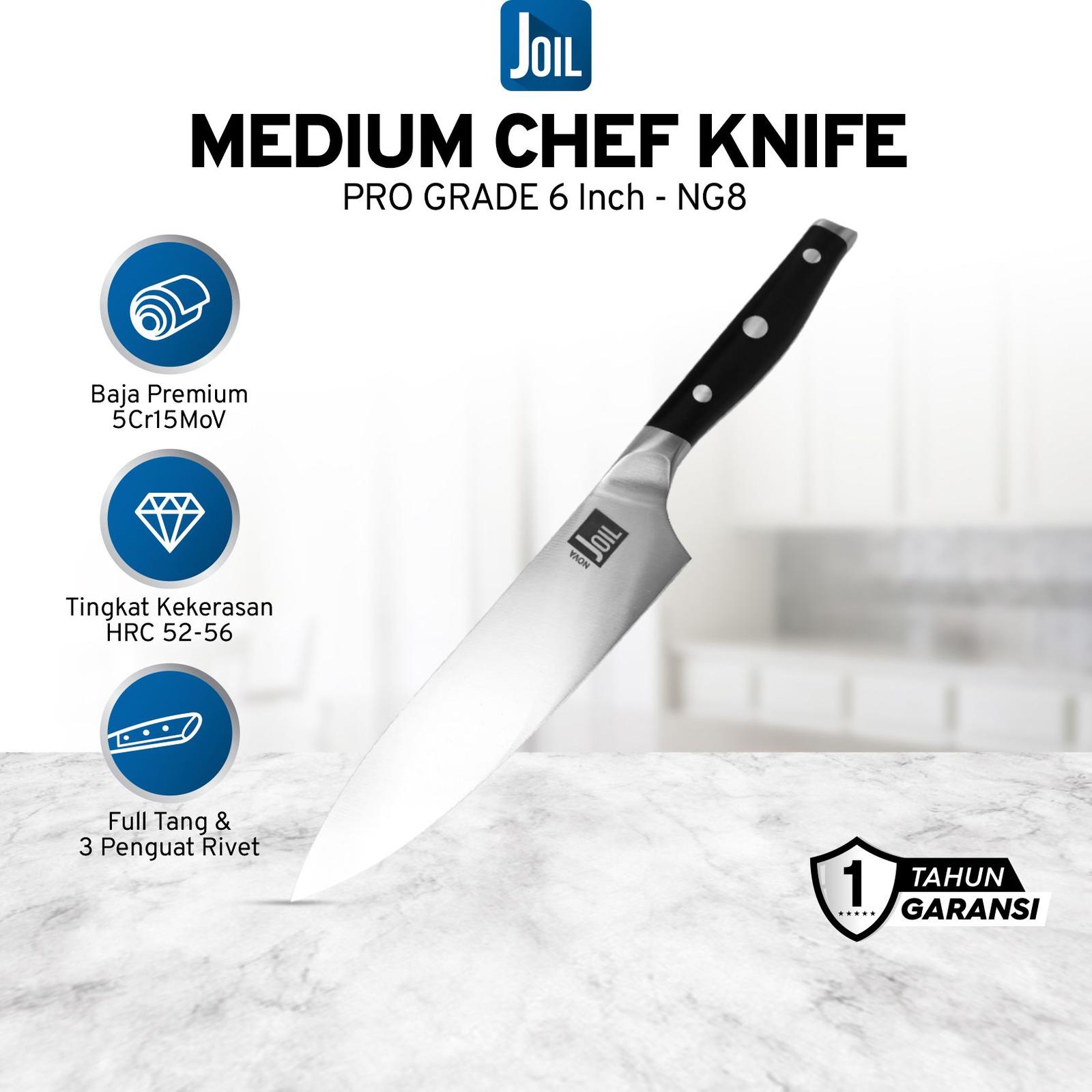 Joil Pisau Dapur Utility Knife 15 cm Stainless Steel 5