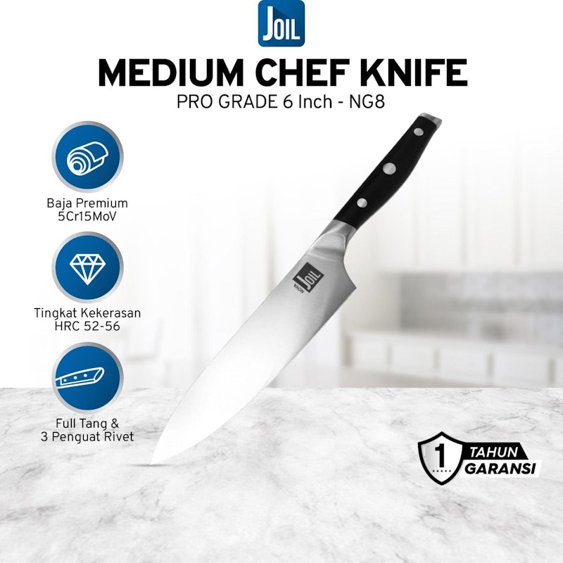 Joil Pisau Dapur Utility Knife 15 cm Stainless Steel 5
