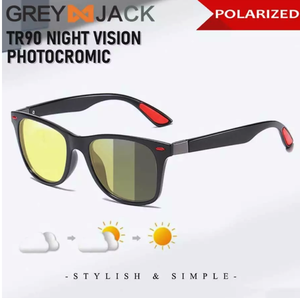  Grey Jack TR90 Night Vision Photocromic 569