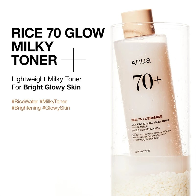 ANUA Rice 70 Glow Milky Toner 3