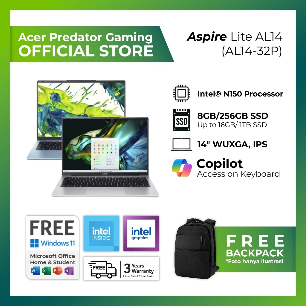 Acer Manufacturing Indonesia  Acer Aspire Lite AL14-32P