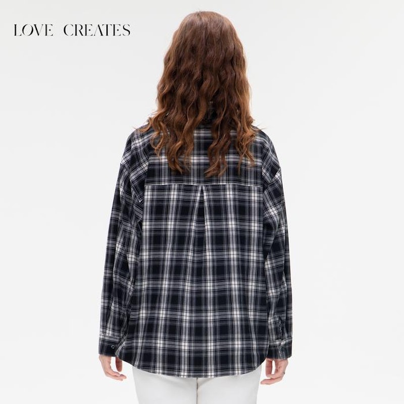 Love Creates Oversized Cotton Shirt 4
