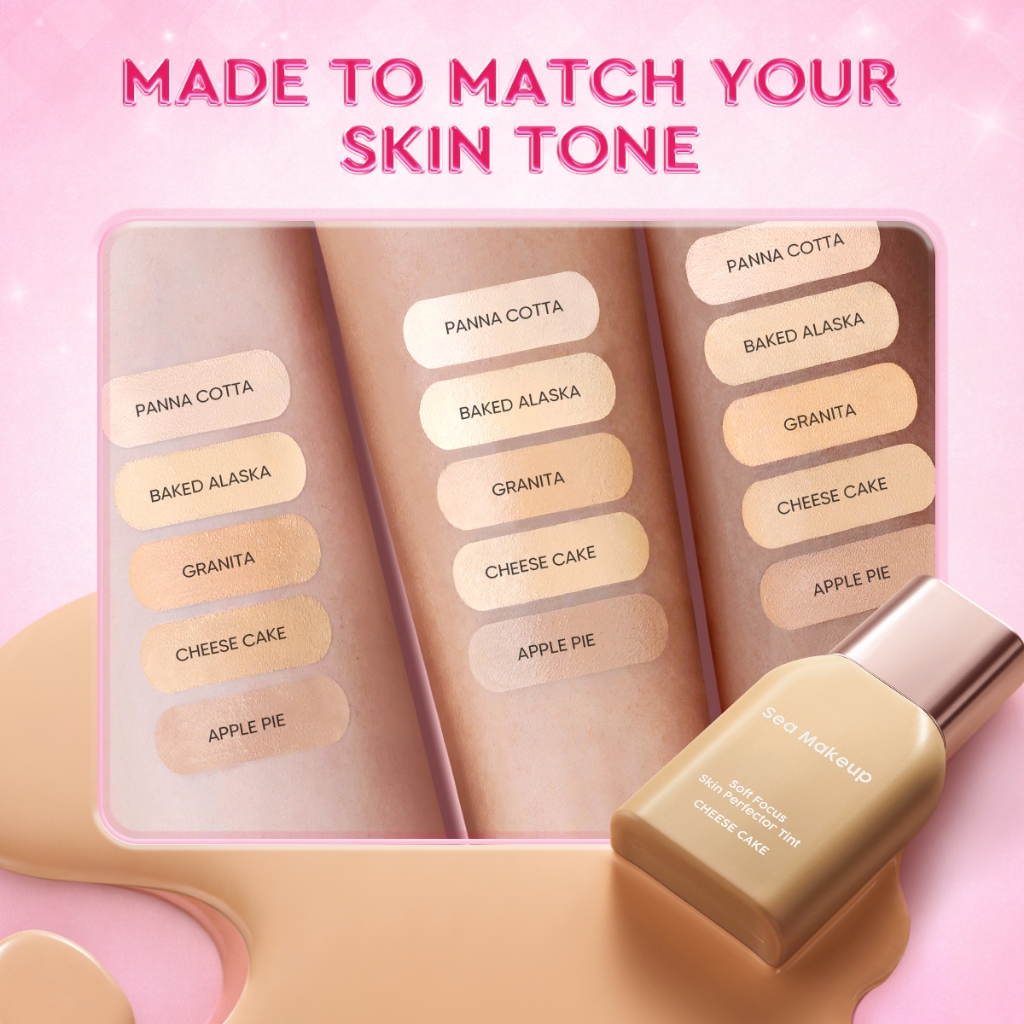 Sea Makeup Soft Focus Skin Tint Perfector - Apple Pie 3